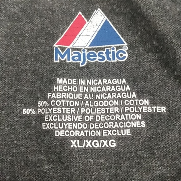 Majestic SAN FRANCISCO GIANTS Men's T-shirt Size XL Gray - Picture 4 of 6